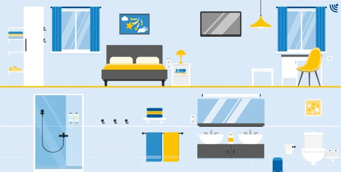 Tiện nghi khách sạn 2 sao. Ảnh: hotelstars