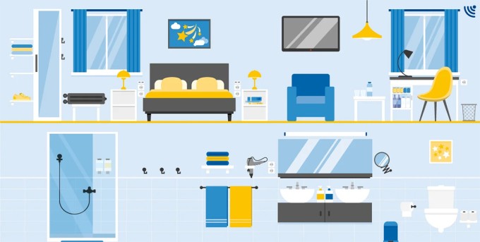 Tiện nghi khách sạn 4 sao. Ảnh: hotelstars