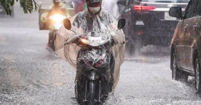 Diễn biến đợt mưa dông kéo dài 3 ngày từ chiều nay