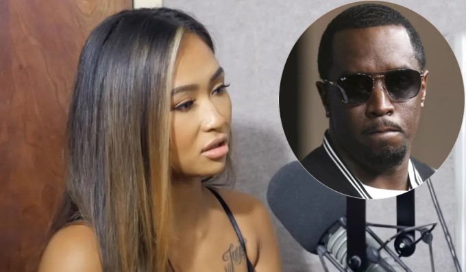 Gina Huynh từng cáo buộc Diddy bạo hành, nhưng hiện tại cô nói tốt cho rapper để anh được tại ngoại. Ảnh: Youtube/ Invision