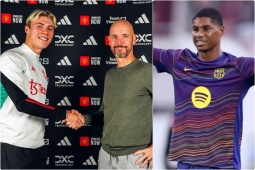 Ten Hag muốn tái ngộ Hojlund, Rashford lên tiếng về nguy cơ không được đá La Liga (Clip tin nóng)