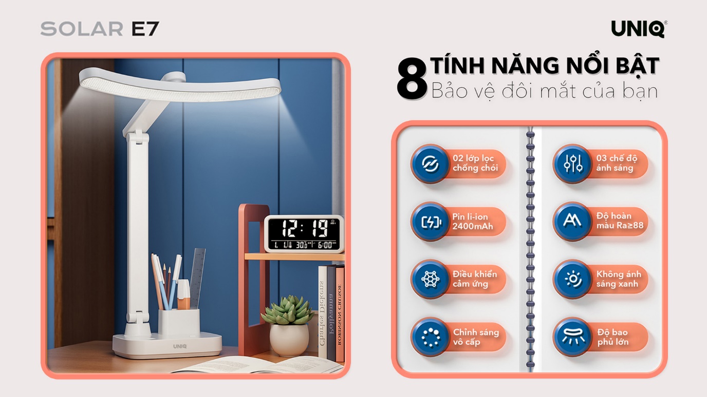 Cận thị học đường gia tăng: Giải pháp chống cận, bảo vệ mắt từ đèn học UNIQ trong mùa tựu trường - 3
