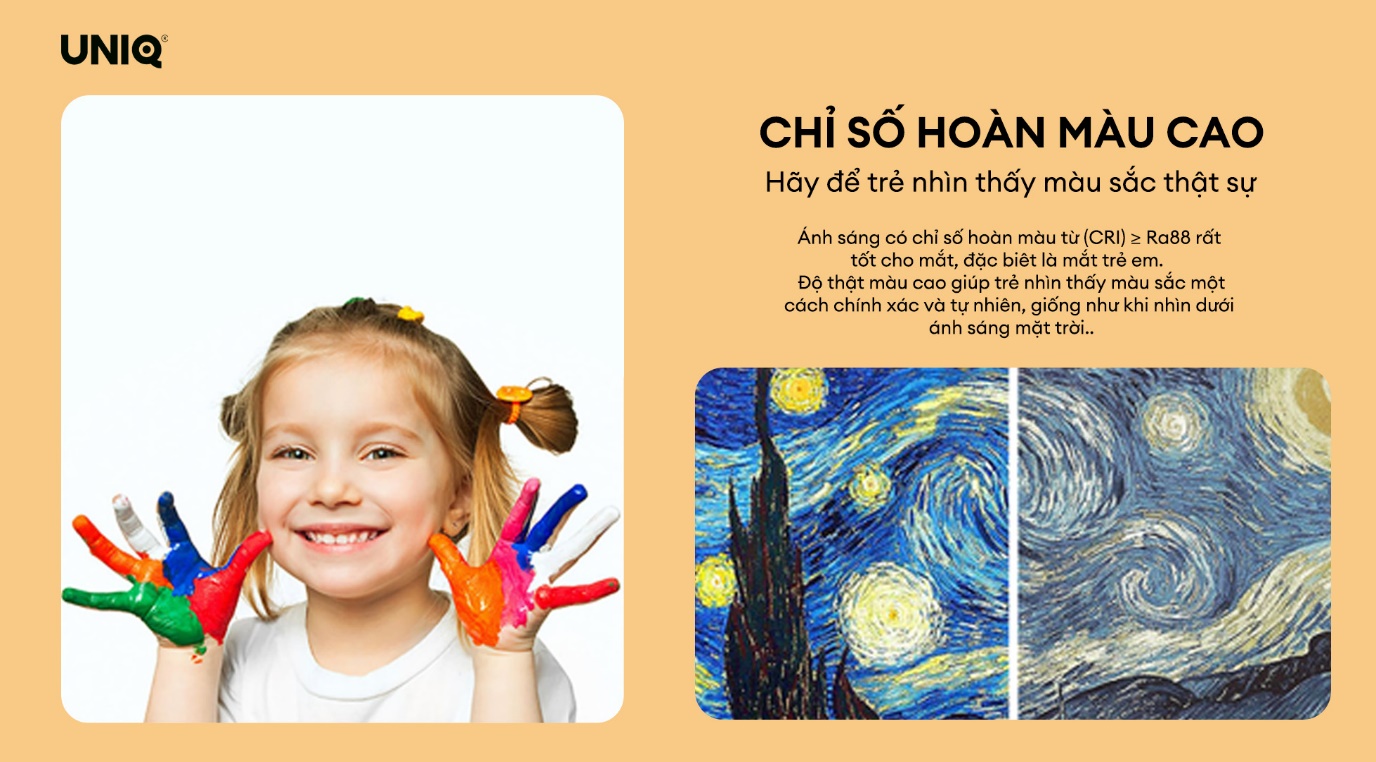 Cận thị học đường gia tăng: Giải pháp chống cận, bảo vệ mắt từ đèn học UNIQ trong mùa tựu trường - 2
