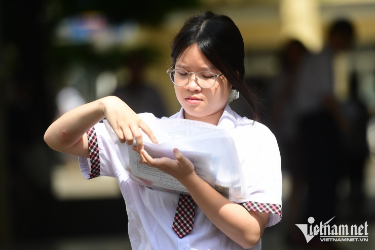 Thí sinh thi tốt nghiệp THPT 2025. Ảnh: Nguyễn Huế