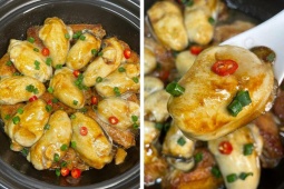 Cánh gà hầm hàu ngon mê ly, nước sốt đậm đà sánh quyện