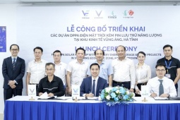 Vinenergo triển khai các dự án điện mặt trời kèm pin lưu trữ cho nhà máy ô tô Vinfast và 2 nhà máy pin tại Hà Tĩnh
