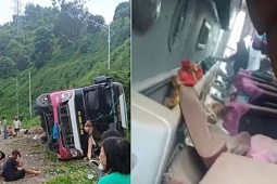 Lật ô tô ở Phú Thọ, 1 người tử vong: Tài xế khai gì?