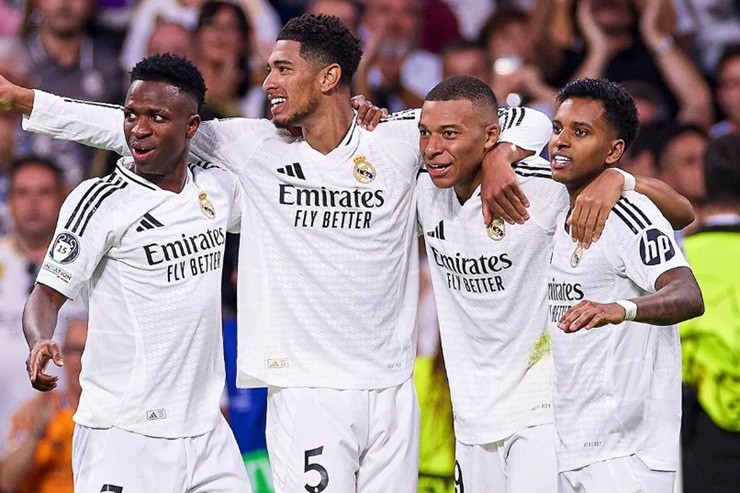 Vinicius,&nbsp;Bellingham và Mbappe đều nằm trong top những cầu thủ được định giá cao nhất thế giới