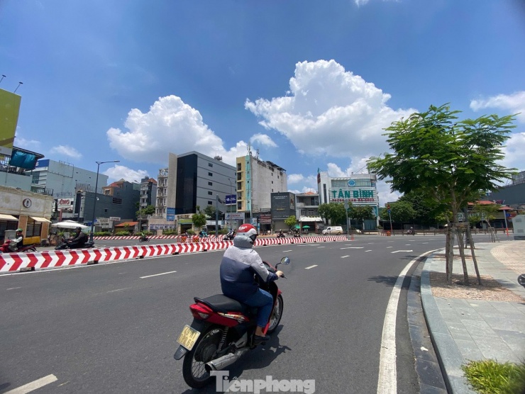Điểm cuối của dự án đường nối Trần Quốc Hoàn - Cộng Hòa. Ảnh: Thanh Ngân