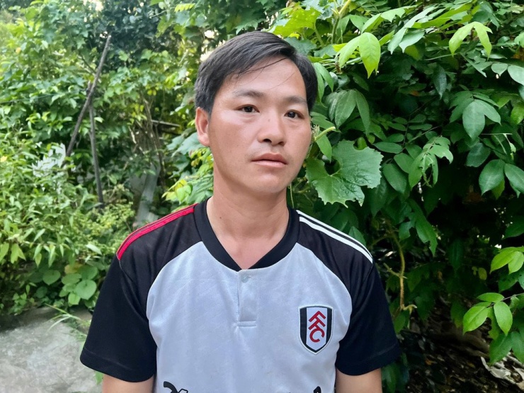 Anh Ma Seo Chứ - Trưởng thôn Kho Vàng. Ảnh: X.Đ