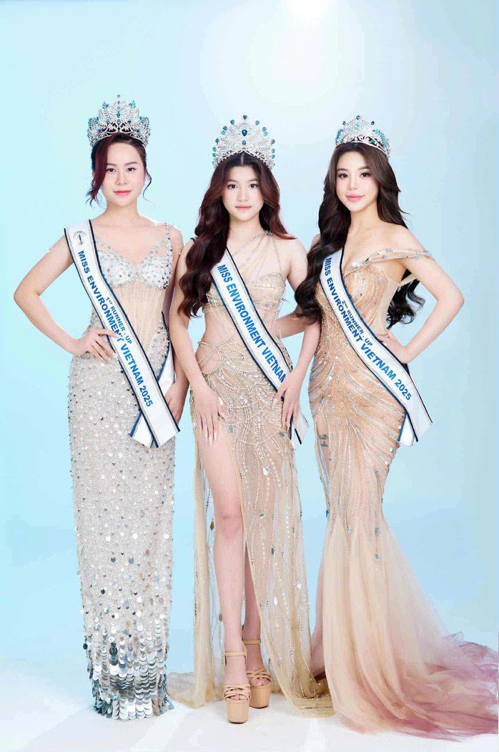 Top 3 chung cuộc đã gọi tên Hoa hậu Trần Thị Mỹ Linh, Á hậu 1 Lê Thị Mộng Tuyền, Á hậu 2 Nguyễn Phương Thảo (DJ Foxy).