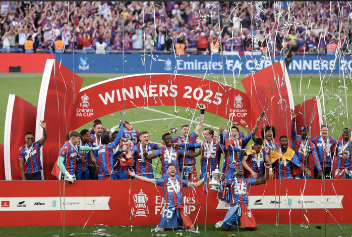 Crystal Palace vô địch FA Cup - danh hiệu lớn đầu tiên sau 119 năm
