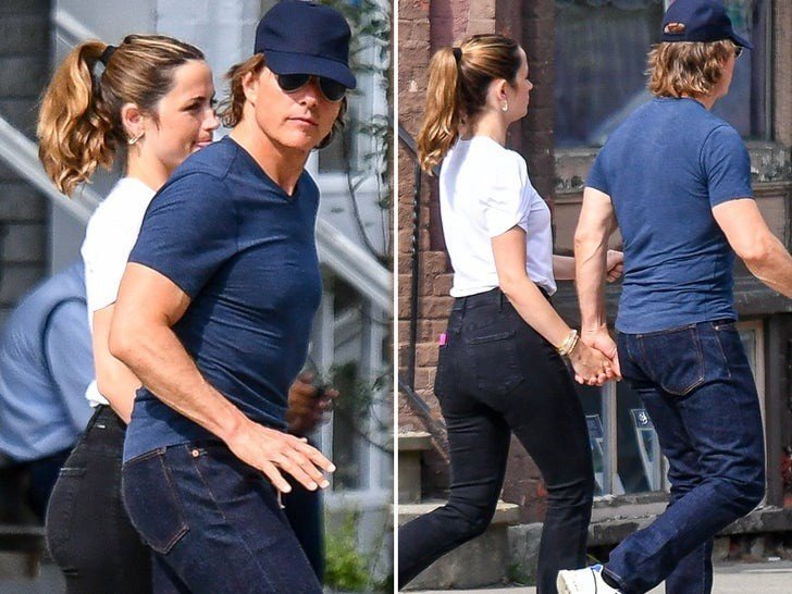 Tom Cruise và Ana de Armas công khai tình tứ nơi công cộng. Ảnh: The Image Direct.