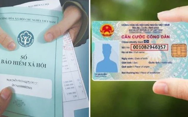 Số định danh cá nhân, căn cước công dân thay thế mã số BHXH