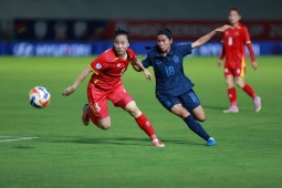 Trực tiếp bóng đá ĐT nữ Việt Nam - Campuchia: Ra quân tưng bừng (ASEAN Cup) (Hết giờ)