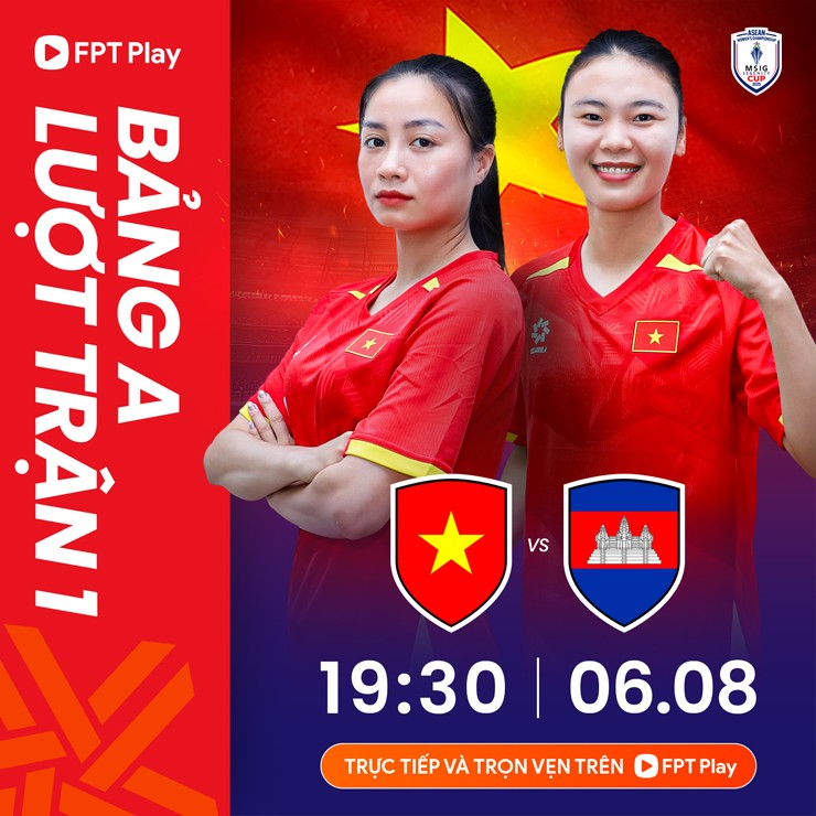 Trực tiếp bóng đá ĐT nữ Việt Nam - Campuchia: Khởi đầu khí thế (ASEAN Cup) - 1