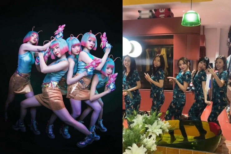 Team Cách (Yêu Đúng) Điệu gây ấn tượng với trang phục độc lạ trên sân khấu, "tẻn tẻn" trên mạng xã hội.