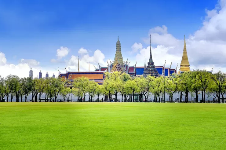 Lễ khai mạc SEA Games 33 theo kế hoạch sẽ diễn ra tại Sanam Luang sát hoàng cung nhưng nay vì lý do an ninh BTC chuyển về sân Rajamangala. Ảnh: B.P