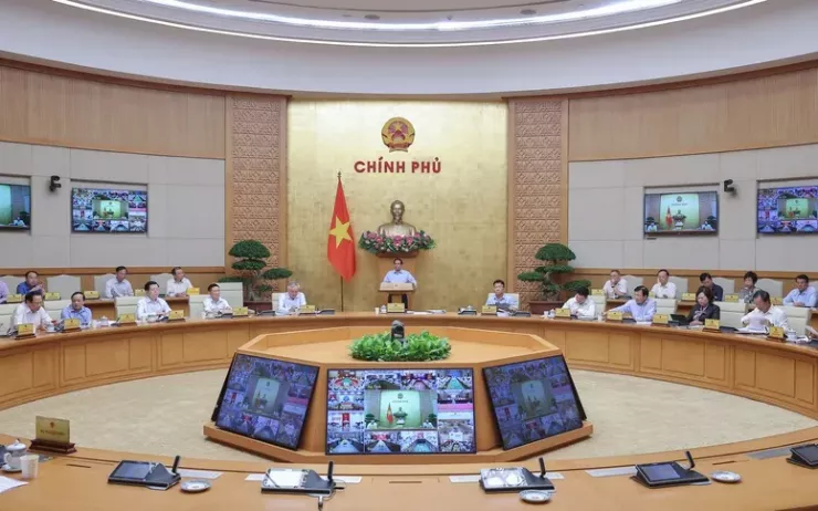 Chính phủ họp phiên thường kỳ tháng 7. Ảnh: NHẬT BẮC