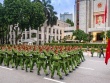 Công an Hà Nội tổng duyệt 'Ngày hội vì Thủ đô bình yên' lúc tờ mờ sáng