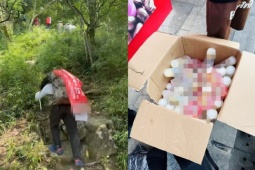 Thị trường - Tiêu dùng - Vác 40kg trà sữa leo lên núi bán, lãi ít nhưng “lợi” nhiều