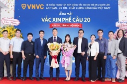 VNVC ra mắt và tiêm vắc xin phế cầu 20 đầu tiên tại Việt Nam