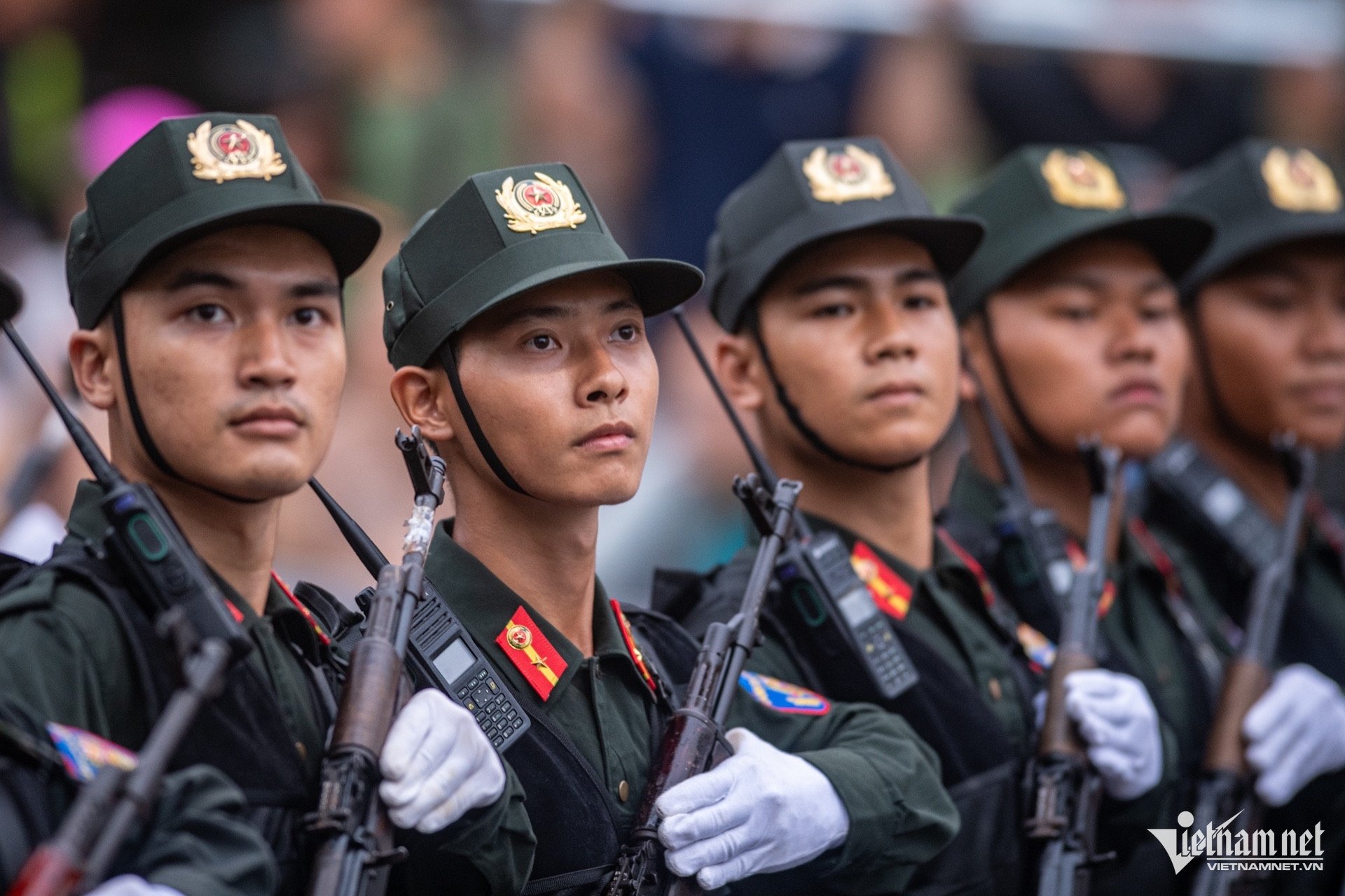Công an Hà Nội tổng duyệt &#39;Ngày hội vì Thủ đô bình yên&#39; lúc tờ mờ sáng - 7