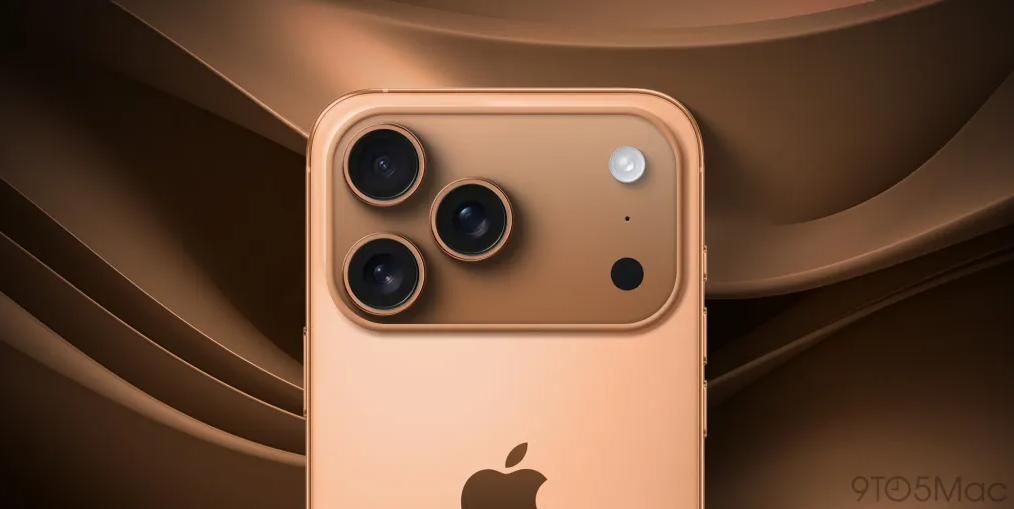 Ảnh concept iPhone 17 Pro màu cam mới.