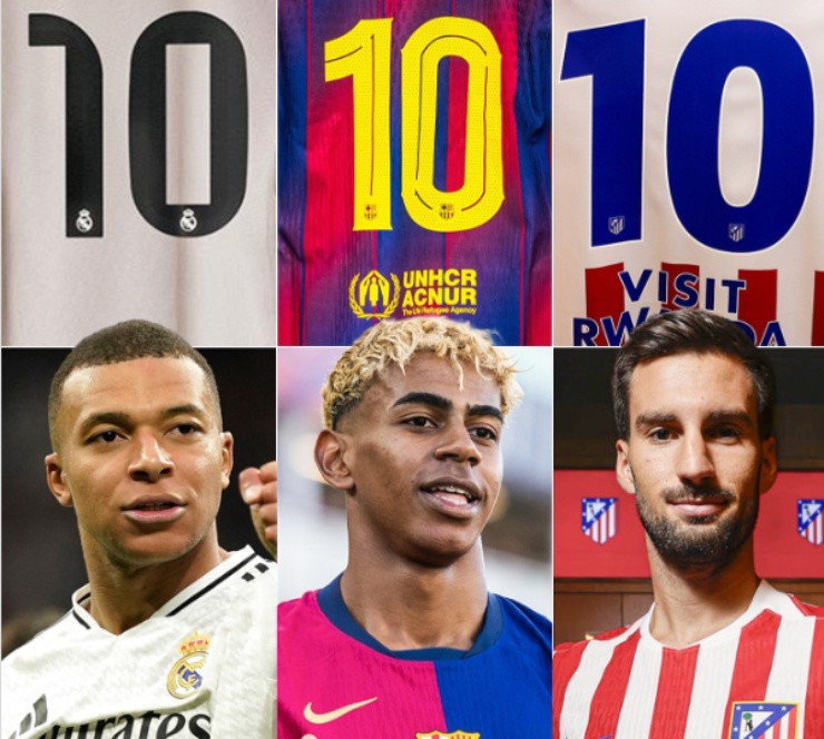 3 đại gia&nbsp;La Liga đồng loạt ra mắt "số 10" mới ở mùa giải này