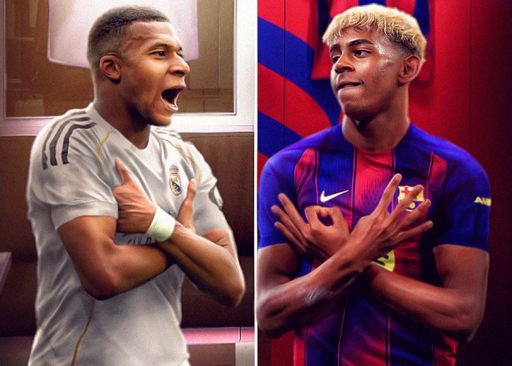 Mbappe, Yamal vẫn là đầu tàu của Real Madrid và Barcelona