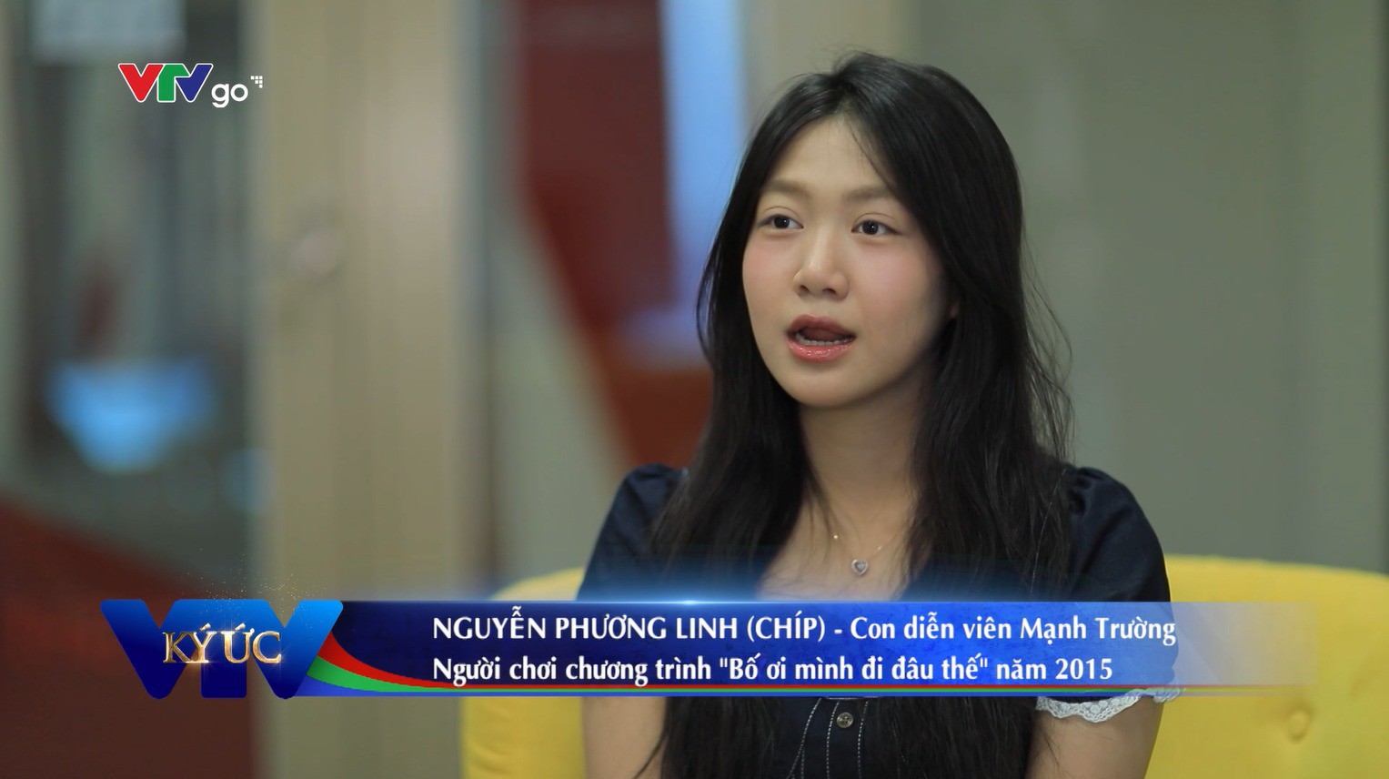 Diễn viên Mạnh Trường và con gái Nguyễn Phương Linh (Chíp)