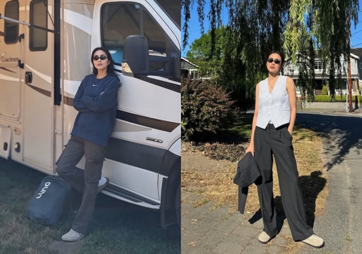 Trang phục đậm chất unisex được cô lựa chọn cho kỳ nghỉ. Ảnh: Instagram Tang Thanh Ha