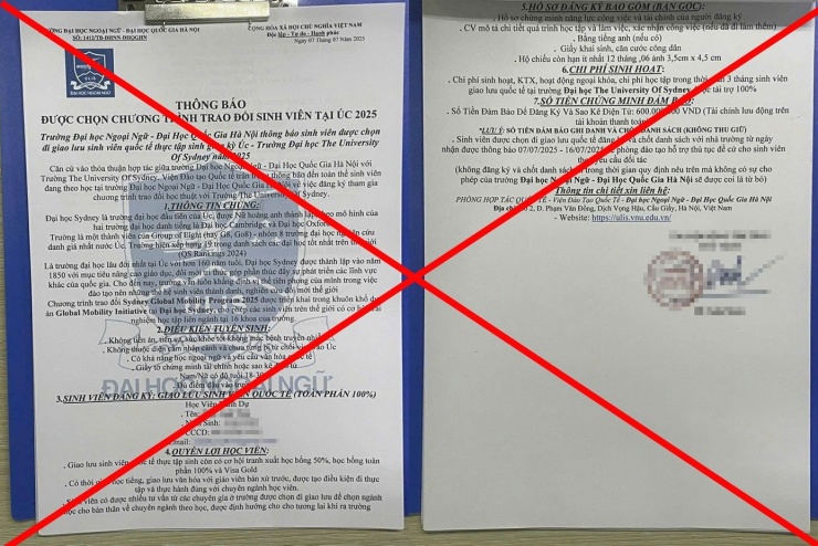 Đại học Quốc gia Hà Nội cảnh báo về hiện tượng mạo danh để lừa đảo trúng tuyển - 2