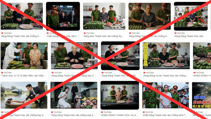 Video dựa trên kịch bản giật gân, câu chuyện không có thật ở Nghệ An, Thanh Hóa... để hút tương tác, gây nhiễu loạn thông tin tràn lan.