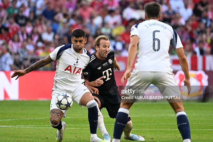 Video bóng đá Bayern Munich - Tottenham: Kane mở điểm và đá hỏng 11m, vùi dập 4 bàn