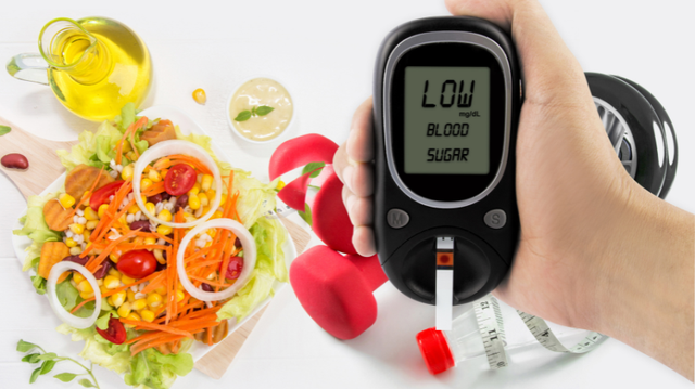 Ăn uống lành mạnh giúp ổn định đường huyết. Ảnh minh họa