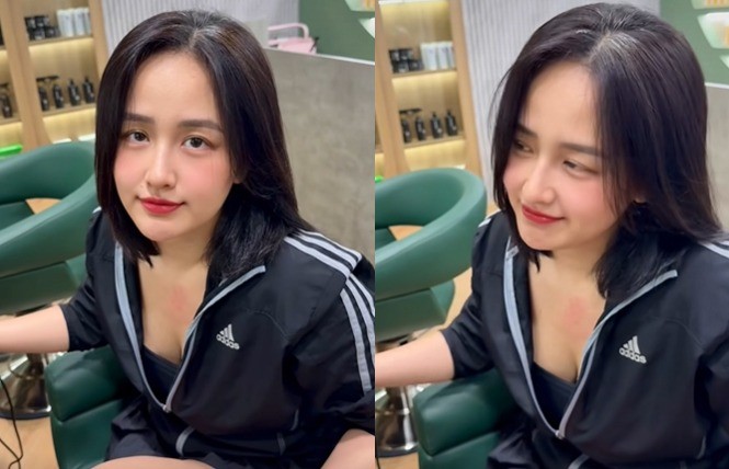 Tóc bạc của Mai Phương Thúy tập trung nhiều ở phần đỉnh đầu, dễ lộ rõ.