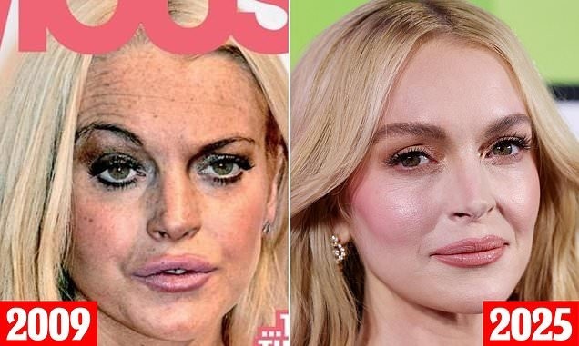 Lindsay Lohan trên trang bìa tờ Famous vào năm 2009 và tại sự kiện quảng bá phim ở Sydney hôm 5/8.