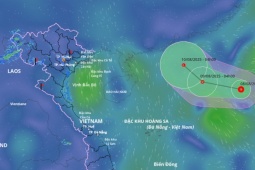 Biển Đông xuất hiện áp thấp nhiệt đới