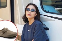 Tăng Thanh Hà và loạt sao theo mốt 'dép xấu'
