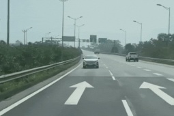 Bất ngờ với lý do của tài xế lái xe ngược chiều trên cao tốc Nội Bài - Lào Cai