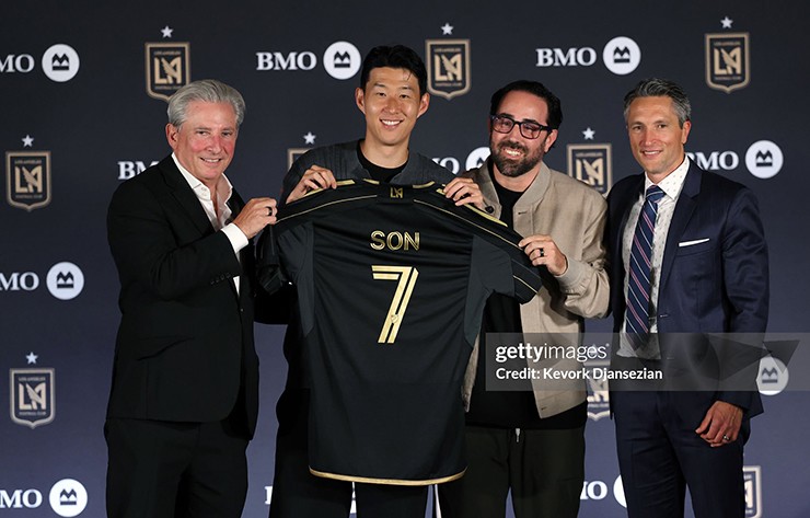 Son Heung Min chính thức khoác áo số 7 của LAFC