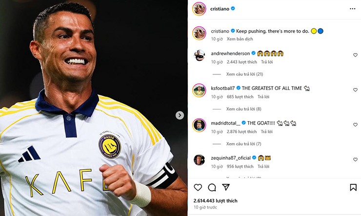 Ronaldo và thông điệp đầy ẩn ý sau khi không được đề cử Quả bóng vàng 2025