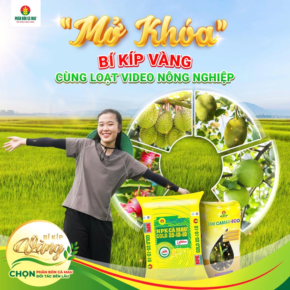 Bí Kíp Vàng là chương trình gắn liền với thương hiệu Phân Bón Cà Mau