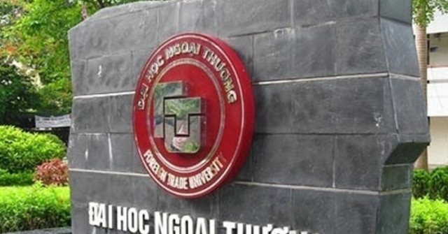 Điểm chuẩn Trường Đại học Ngoại thương cao nhất 28,5 điểm