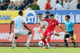 Trực tiếp bóng đá Công an Hà Nội - Nam Định: Hudlin sút penalty rút ngắn 2-3 (Siêu cúp Quốc gia) (Hết giờ)