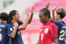 Trực tiếp bóng đá nữ Campuchia - Thái Lan: Janista ấn định (ASEAN Cup) (Hết giờ)