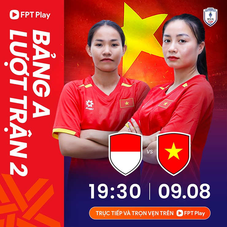 Trực tiếp bóng đá ĐT nữ Indonesia - Việt Nam: Tuyết Dung lập siêu phẩm ấn định (ASEAN Cup) (Hết giờ) - 1