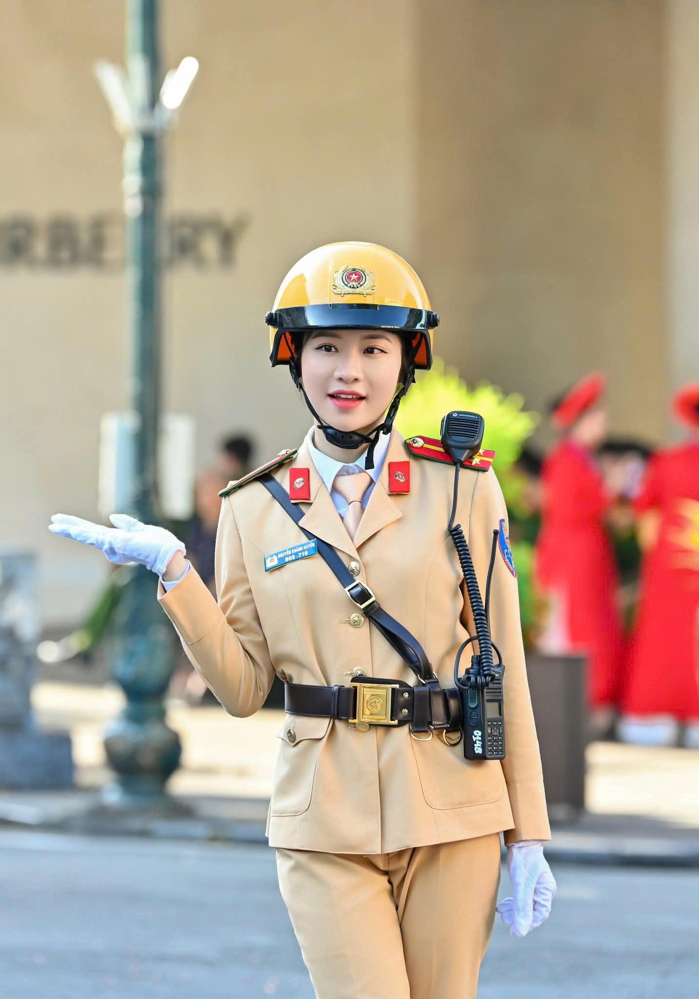 Khánh Huyền bày tỏ niềm tự hào khi được tham gia vào sự kiện trọng đại của đất nước.