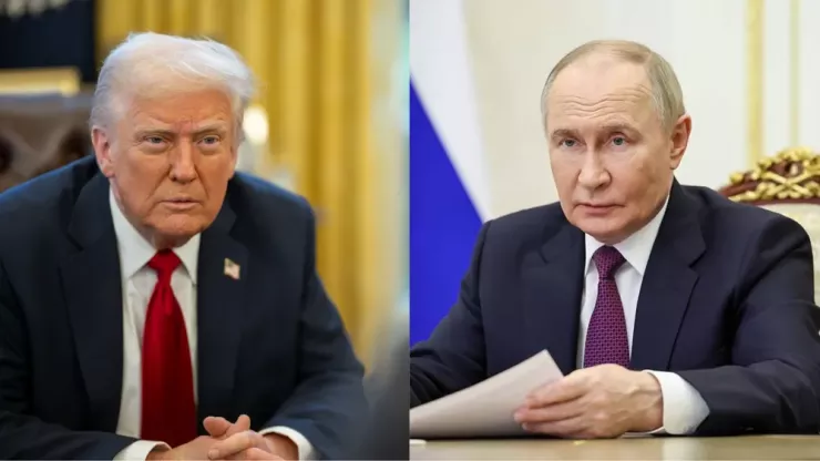 Tổng thống Mỹ Donald Trump (trái) và Tổng thống Nga Vladimir Putin. Ảnh: WHITE HOUSE/TASS